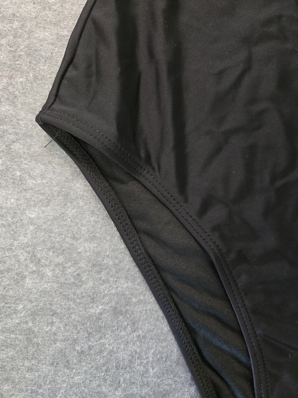 Classic Black One-Piece Swimsuit - Women - Picture 5 of 7